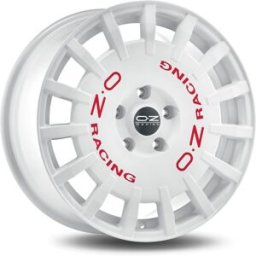 Llanta De Aluminio Oz Rally Racing 7x17 5x100 Et35 Letra Blanca Roja
