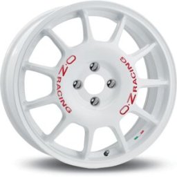 Llanta De Aluminio Oz Leggenda 7x17 4x100 Et30 Letra Blanca Roja