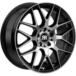 Llanta De Aluminio Racer Drifter 8x18 5x120 Et35 Brillo Negro