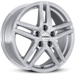 Llanta De Aluminio Ronal R65 S 7x17 4x98 Et35 Revestimiento Plateado