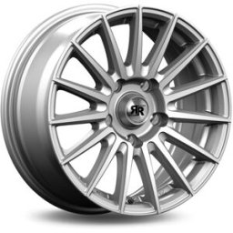 Llanta De Aluminio Racer Monza 7.5x17 5x105 Et40 Revestimiento Plateado