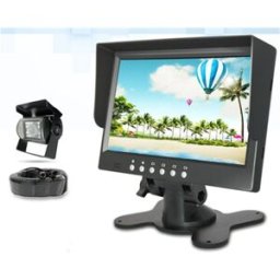 Cámara De Visión Diurna Y Nocturna Speed Sound Ip68 Lcd 7 12/24v Para Autobús,
