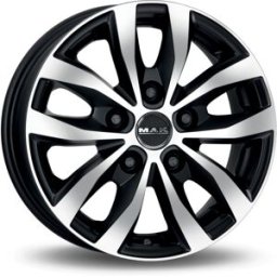 Llanta De Aluminio Mak Load5 7x17 5x160 Et55 Revestimiento Plateado