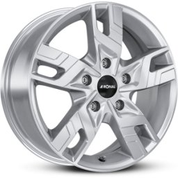 Llanta De Aluminio Ronal R64 S 6.5x16 5x114.3 Et50 Plateado Brillante
