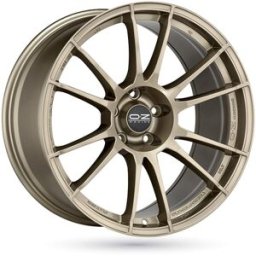 Llanta De Aluminio Oz Ultraleggera Hlt 8.5x19 5x120 Et40 Oro Blanco