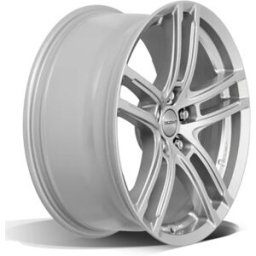 Llanta De Aluminio Dezent Tz-c 7.5x18 5x112 Et25 Revestimiento Plateado