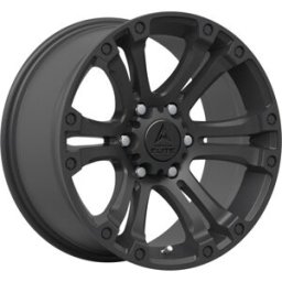 Llanta De Aluminio American Elite Wheels Hero 9x17 6x114.3 Et12 Negro Mate
