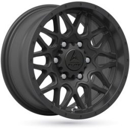 Llanta De Aluminio American Elite Wheels Bruiser 8x16 6x114.3 Et10 Negro Mate
