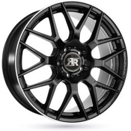 Llanta De Aluminio Racer Drifter 8x18 5x120 Et35 Brillo Negro