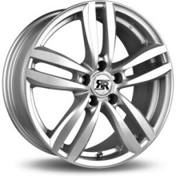 Llanta De Aluminio Racer Target 7x17 5x114.3 Et49 Revestimiento Plateado