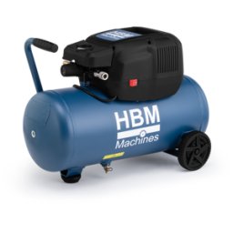 HBM compresor de aire sin aceite, 24 litros, 8 bar, 1,7 CV