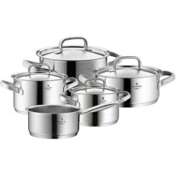 Wmf Set de ollas Gourmet Plus 5 piezas Cromargan plata