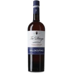 Grupo Estévez Valdespino Amontillado Tío Diego - Vino Amontillado de España con Graduación de 18,00