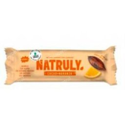 Natruly barritas raw de cacao y naranja caja 24ud bio