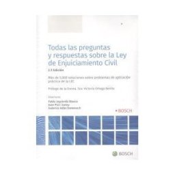 Bosch Todas Las Preguntas Y Respuestas Sobre La Ley De Enjuiciamiento Civil