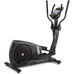 Bicicleta elíptica Crystal 2.0 Multimedia BH Fitness: Con pantalla táctil de 10" para visualizar contenido multimedia. Entrena con fluidez con el confort de estar casa