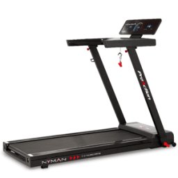 Cinta de correr Nyman Ultra-plegable BH Fitness: con hasta 16 Km/h y una superficie de carrera de 45 cm