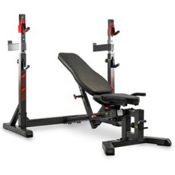 Banco multiposición Olympic Rack BH Fitness: diseñado para ofrecer versatilidad en el entrenamiento de fuerza en un entorno semiprofesional