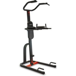 Torre de dominadas y fondos de uso doméstico: Power Tower G340 de BH Fitness con agarres antideslizantes y apoyo ergonómico
