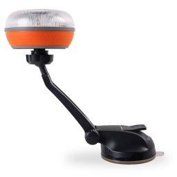 FlashLED Soporte Ventosa Largo para Baliza V16 Geolocalizada y Conectada con DGT Negro