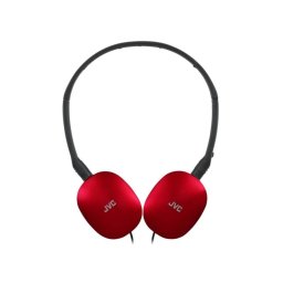 Auriculares JVC con cable, micrófono integrado y diadema azul