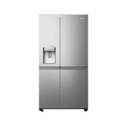 Frigorífico Hisense Americano 179cm 632L E Inox Dispensador Agua y Hielo WiFi No Frost