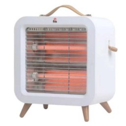 Calefactor eléctrico Fm Calefacción EV-400 cuarzo 400 W blanco compacto