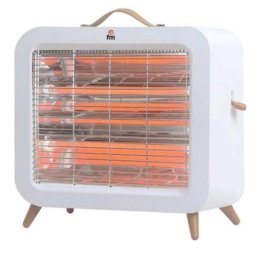 Calefactor Eléctrico de Cuarzo FM Calefacción EV-700 700 W Compacto y Seguro