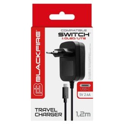 Cargador ARDISTEL Blackfire Adaptador AC USB-C 5V 2,4A para Nintendo Switch