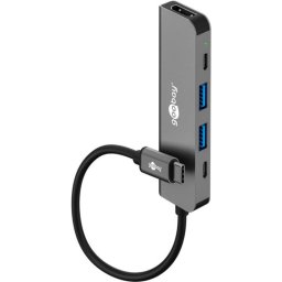 Hub Goobay 5 puertos 5000 Mbit/s modelo 78967 con Power Delivery 100W