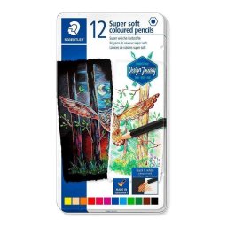 Lápices de Colores Staedtler Design Journey Caja Metálica 12 Unidades