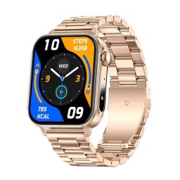 COLMi P80 Bluetooth 1,83" Oro Correa Acero IP67 SpO2 Pulsómetro Monitor Sueño