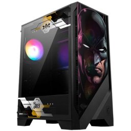 Torre PC MSI MAG FORGE 121A AIRFLOW ARGB Semi Torre ATX Cristal Templado USB 3.0 Negra Batman I Edition