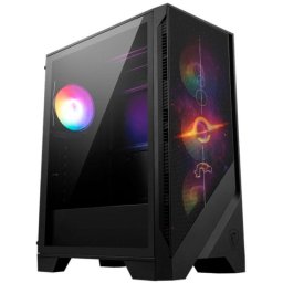 Torre PC MSI MAG FORGE 121A AIRFLOW ARGB Semi Torre ATX Cristal Templado USB 3.0 Negra Space Edition