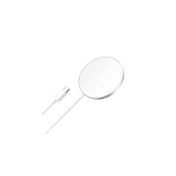 Cargador inalámbrico DLH DY-CW5365 Qi2 MagSafe 15W carga rápida 1,2 m blanco