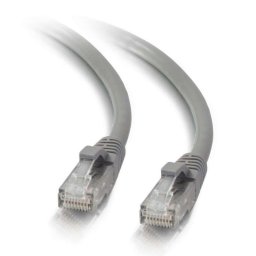 Cable de red C2G Cat5e UTP 2 m gris con funda antienganche