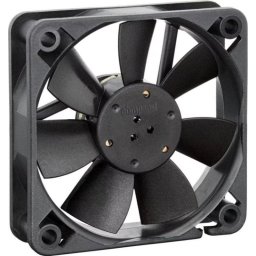 Refrigeración aire Papst 60 mm 4000 RPM 27 dB 27 m³/h compacto negro