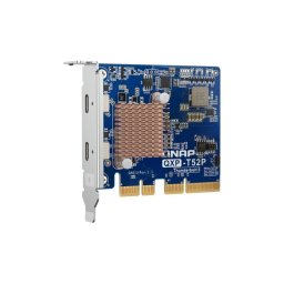 Tarjeta de interfaz QNAP QXP-T52P PCIe 4.0 Thunderbolt doble puerto perfil bajo