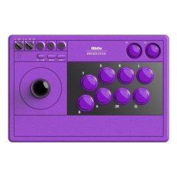 Mando Arcade 8BitDo Arcade Stick 2.4G PC & Nintendo Switch Púrpura