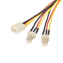 Cable divisor alimentación interna StarTech.com TX3 30 cm 1 a 2 ventiladores