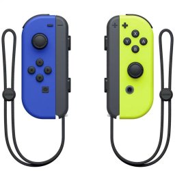 Pareja de Mandos Nintendo Joy-Con Azul y Amarillo Neón para Switch