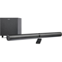 Barra de Sonido Medion MD45001 2.1 120W Bluetooth 5.3 HDMI ARC Kit Mural Negra