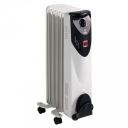 Radiador Eléctrico FM Calefacción RW-10 1000W compacto con termostato y 3 niveles