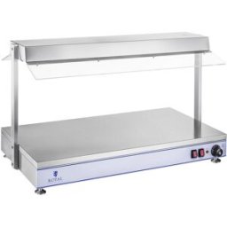 Royal Catering Calienta platos con lámparas halógenas - 1550 W - Acero inoxidable 10010383