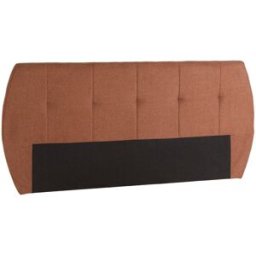 MACABANE Cabecero tapizado para camas de 160/180 cm color terracota