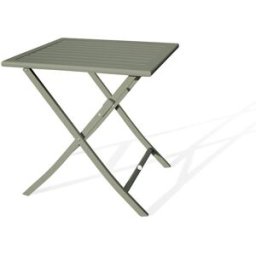 dcb garden Mesa de jardín plegable de aluminio