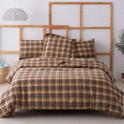 Manterol Juego funda nórdica algodón hilo tintado cuadros - CAMA 150/160cm