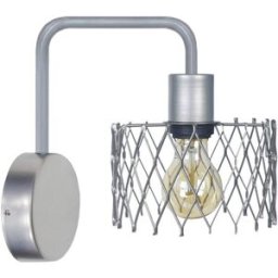 Tosel Aplique de pared brazo metal aluminio pantalla aluminio
