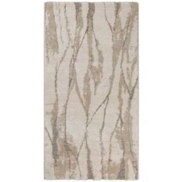 Wecon Home Alfombra diseño inspiración naturaleza y relieve tonos beige 80x150