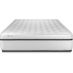 Vitalit Colchón blanco con espuma viscoelástica 90 x 190